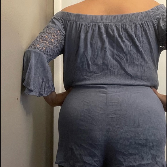 Blue Short Jumpsuit Sz XL - Picture 7 of 7